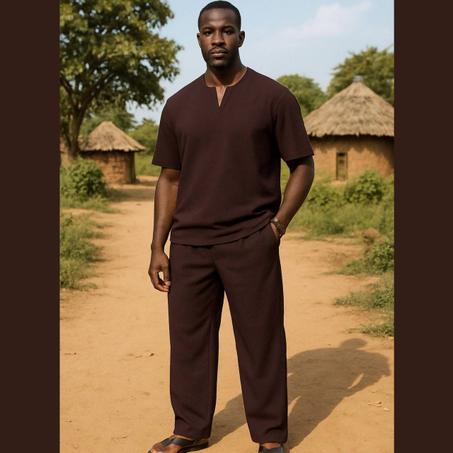 l’ensemble homme simple et élégant