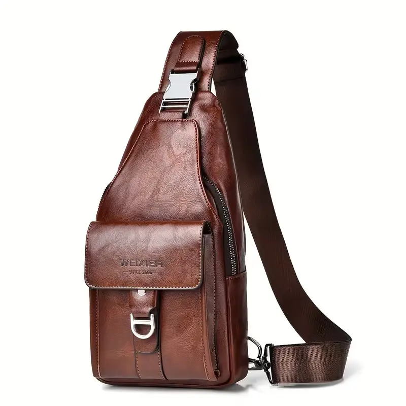 Sac Bandoulière Cuir Homme Élégant