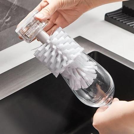 Brosse Double Face à Ventouse Pratique