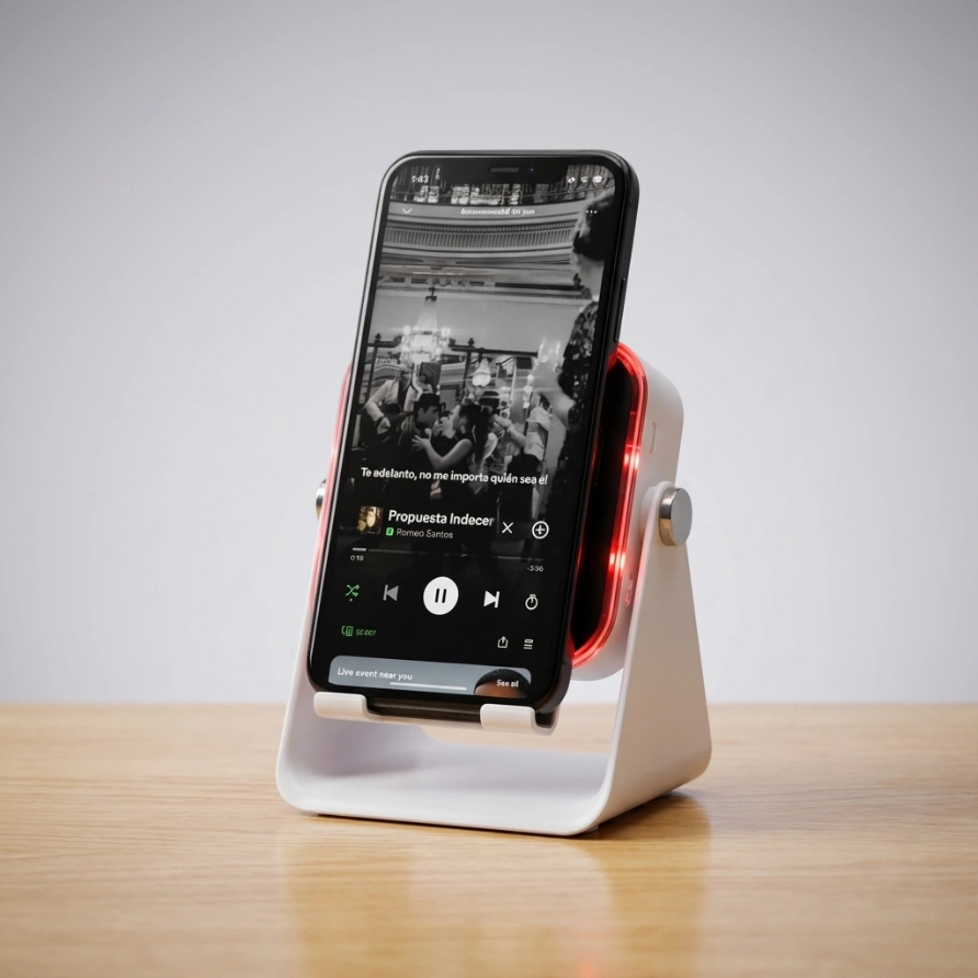 Support téléphone avec son et recharge facile (mali)