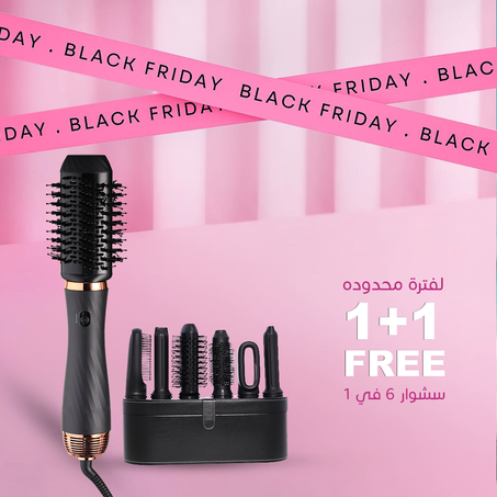 لا تفوّتين أكبر تخفيضات السنة 💄— بلاك فرايداي ✨ خصومات على كل منتجات الجمال والشعر + توصيل مجاني بالكويت 🇰🇼