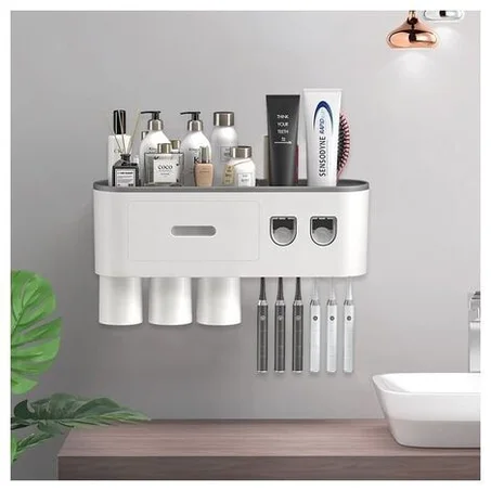 حامل فرشاة الأسنان (أسود)