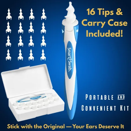 أداة تنظيف الأذن (16 طرفًا ناعمًا قابلًا للاستبدال)