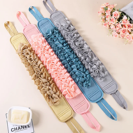 منشفة حمام لتقشير الجسم وإزالة الجلد الميت للعناية بالبشرة