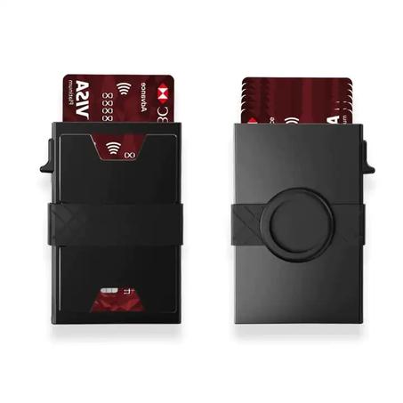 حامل بطاقات ائتمان من الألومنيوم مضاد للسرقة