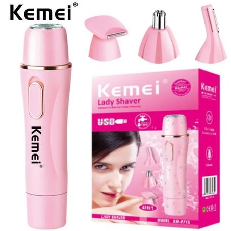 آلة إزالة الشعر 4في1 الكهربائية لإزالة شعر الجسم