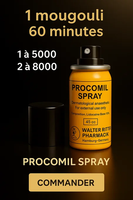 Procomil spay -  Retrouvez vos  performances au lit  grâce à notre  produit   ULTRA EFFICACE  40 MINUTES non stop