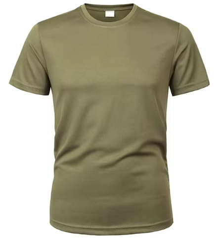 MEGE العلامة التجارية الملابس التكتيكية للرجال تي شيرت جولة الرقبة الصلبة قميص قصير الأكمام تنفس سريع التجفيف عارضة قميص