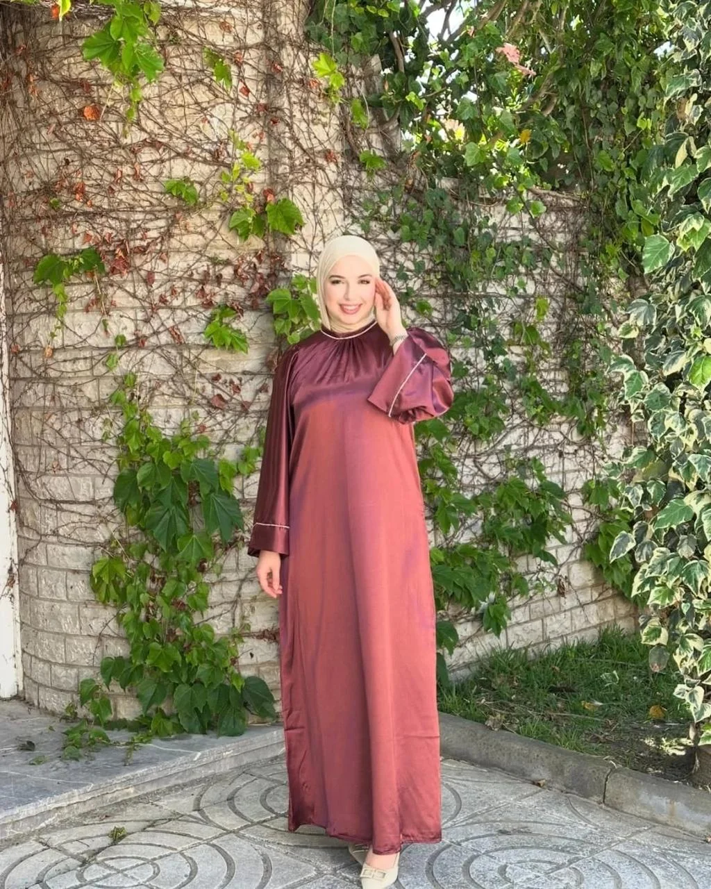 🌸 Robe Satin Lumière🤍