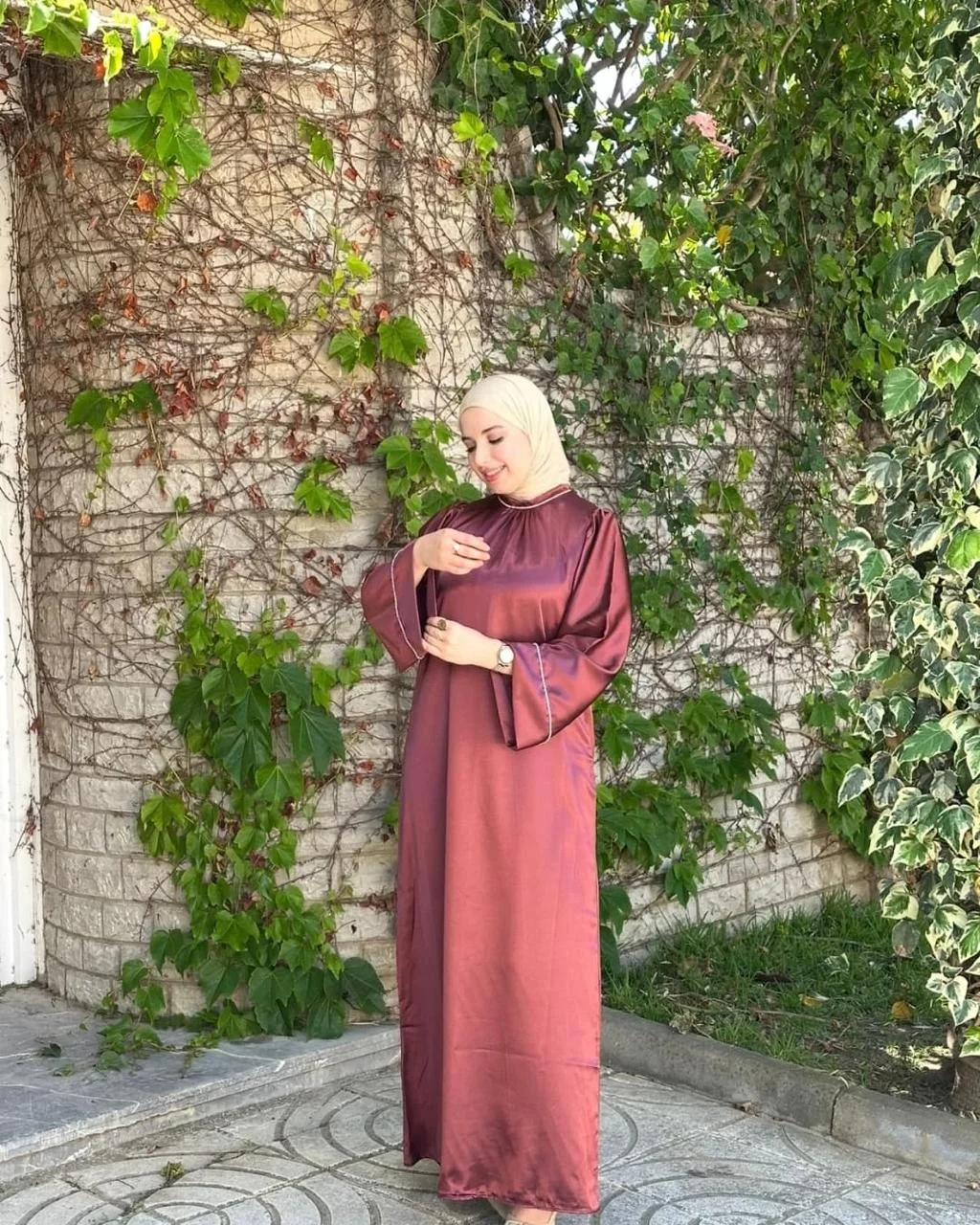 🌸 Robe Satin Lumière🤍