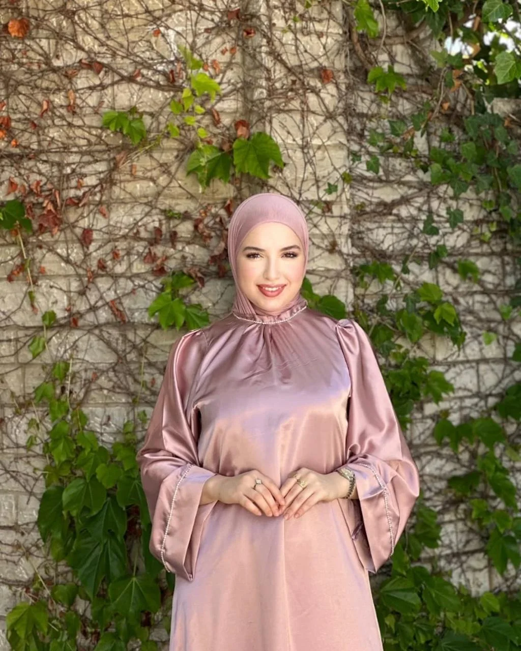 🌸 Robe Satin Lumière🤍