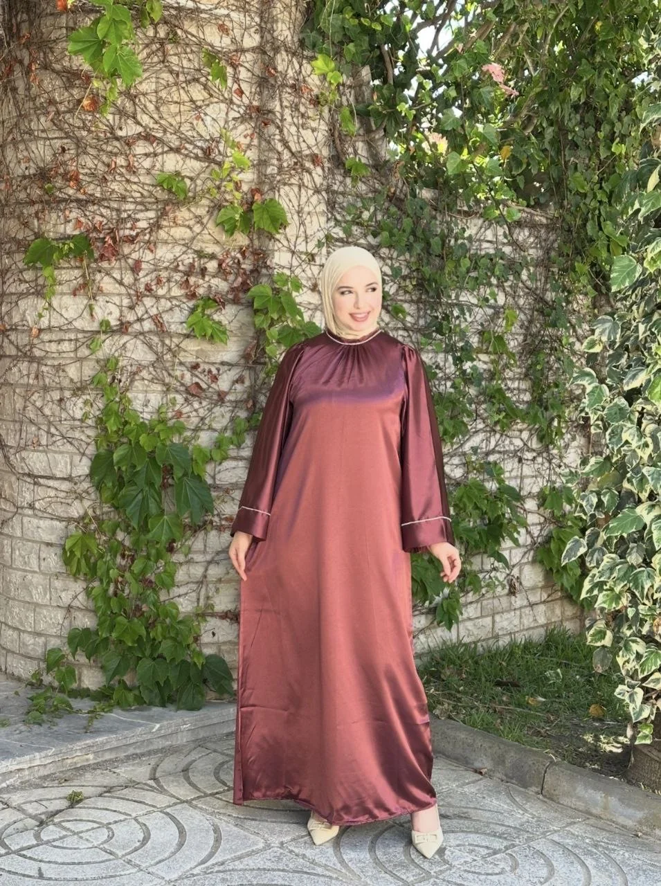 🌸 Robe Satin Lumière🤍