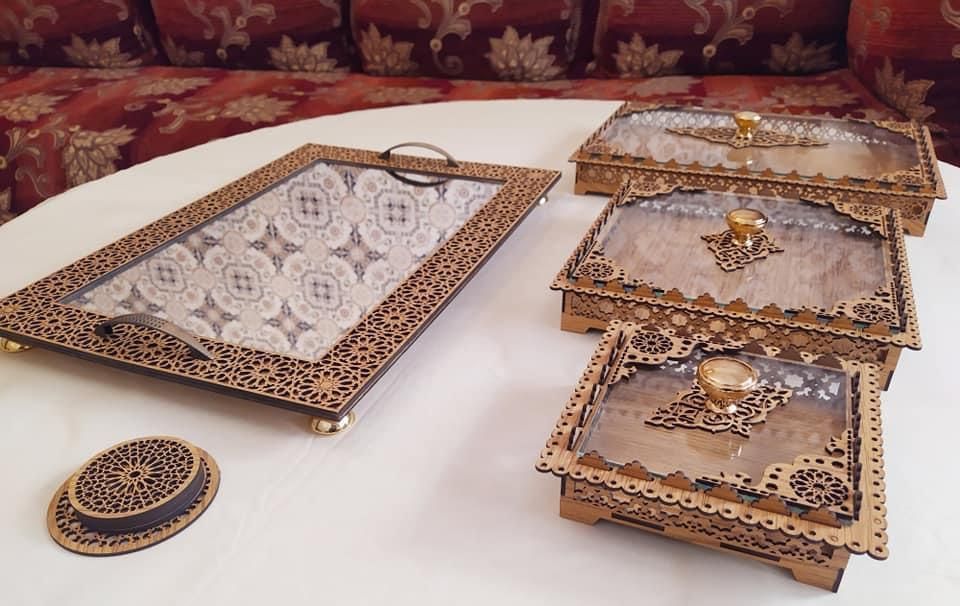 Ensemble des plateaux artisanales