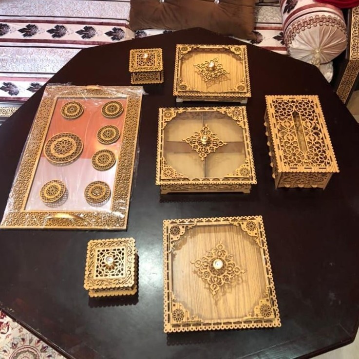 Ensemble des plateaux artisanales