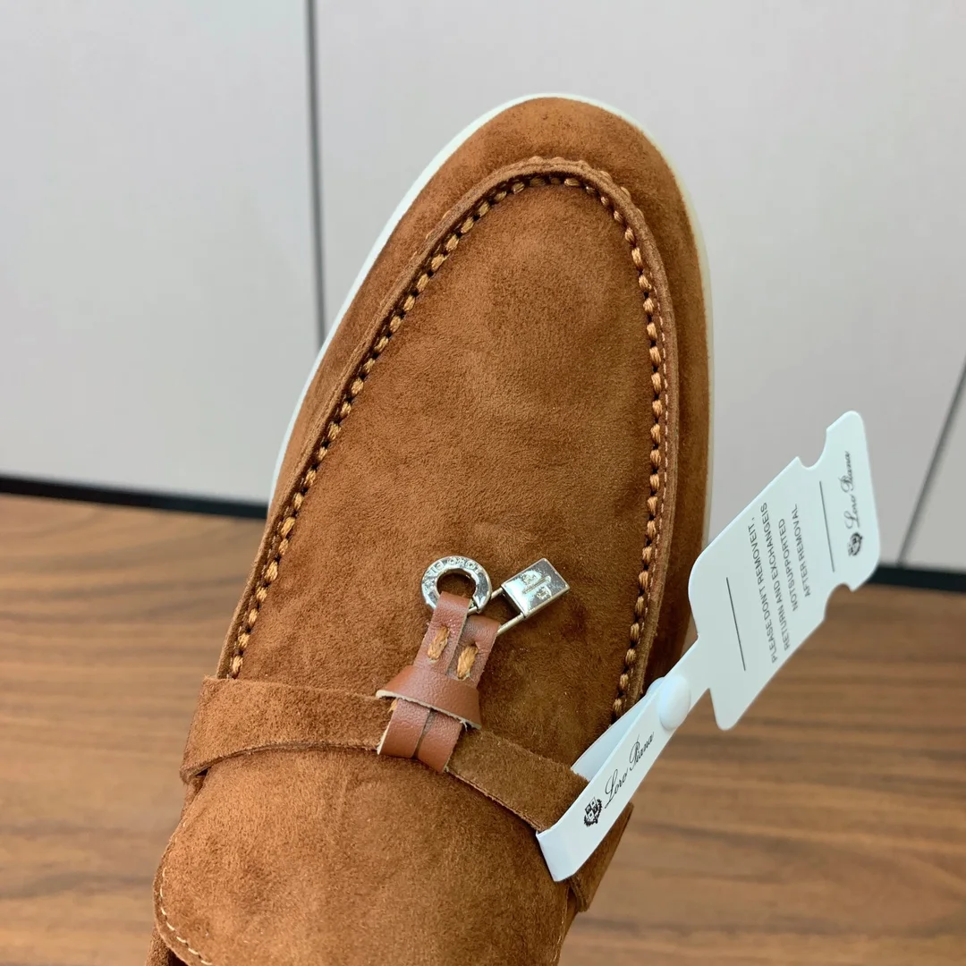 Mocassin Femme Marron en Suède