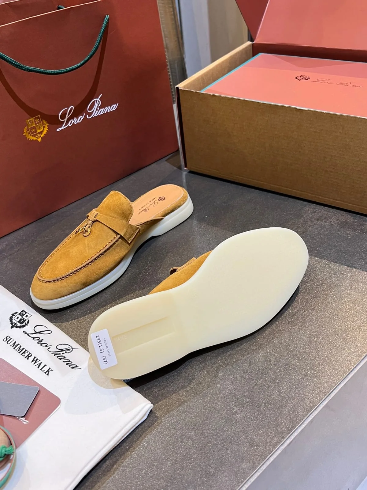 Babouche Mangle Daim - yellow