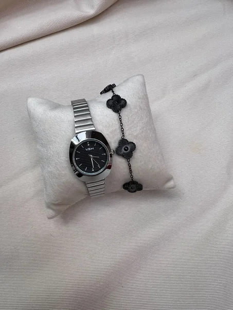 pack montre noir et van cleef