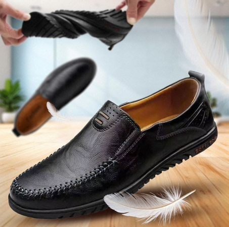 أحذية طبية رجالية باللون الأسود