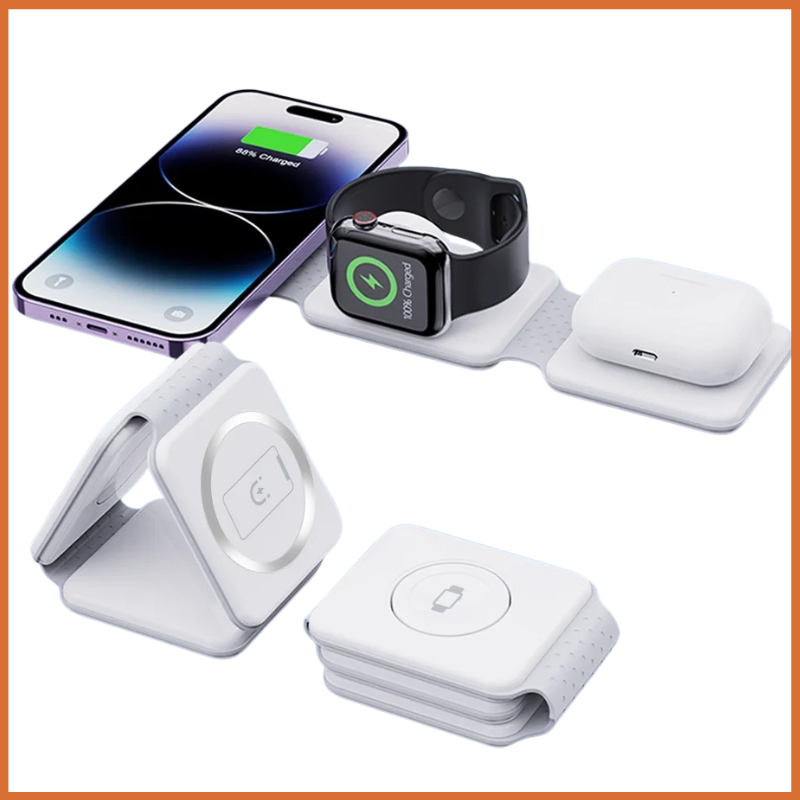 شاحن لاسلكي 3 في 1