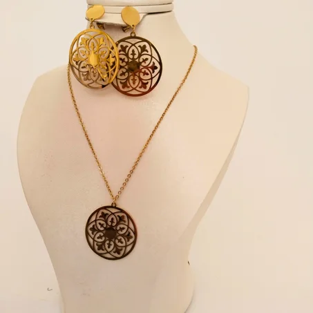 parure acier inoxydable 2 pièces