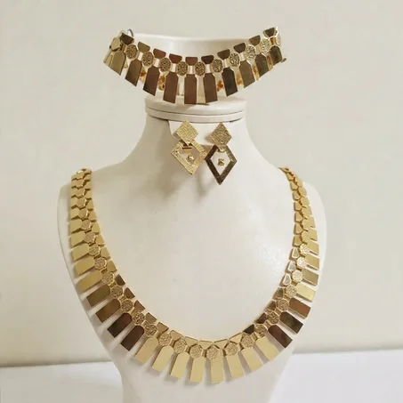 parure pharaon égyptienne 3 pièces