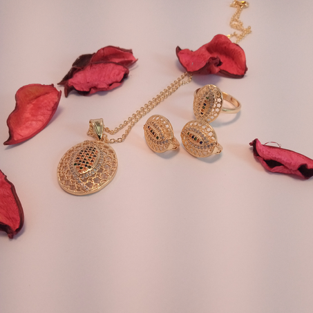 parure 3 piece XD  طقم ثلاثة قطع