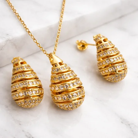 parure style boutiga avec perles