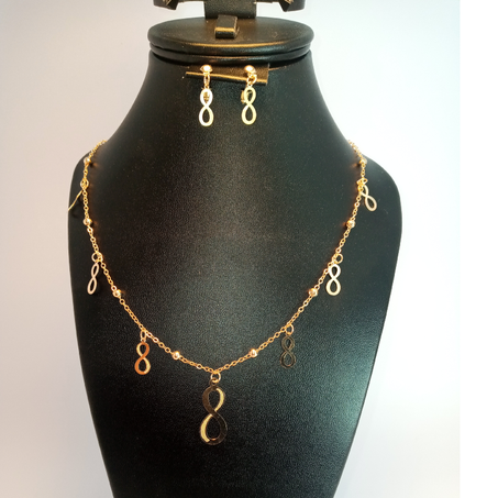 colliier et boucle قلادة وحلقات