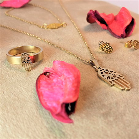 parure 4pieces KHAMSSA طقم4 قطع خامسة