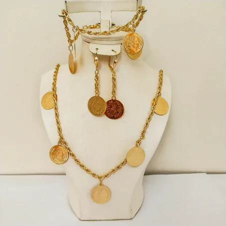 parure elwiz 3 pièces acier inoxydable