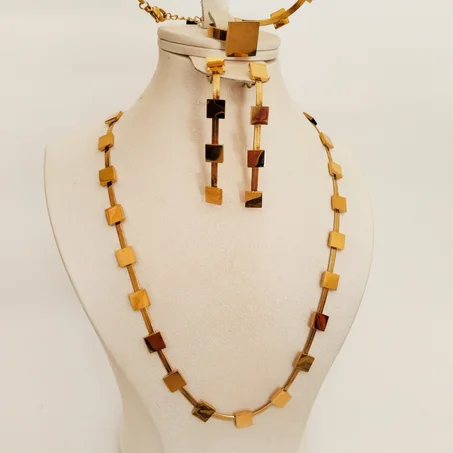 parure en acier inoxydable 3 pièces