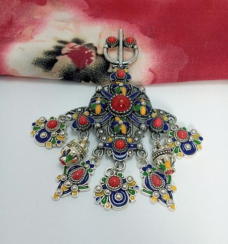 broche kabyle KHELALA    قلادة قبائلية خلالة