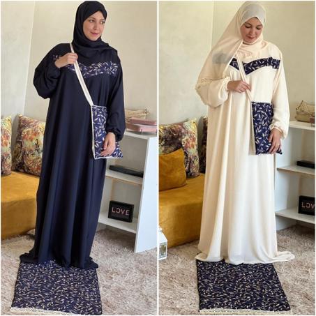 Abaya Châle Slaya Sac (REF01PC)