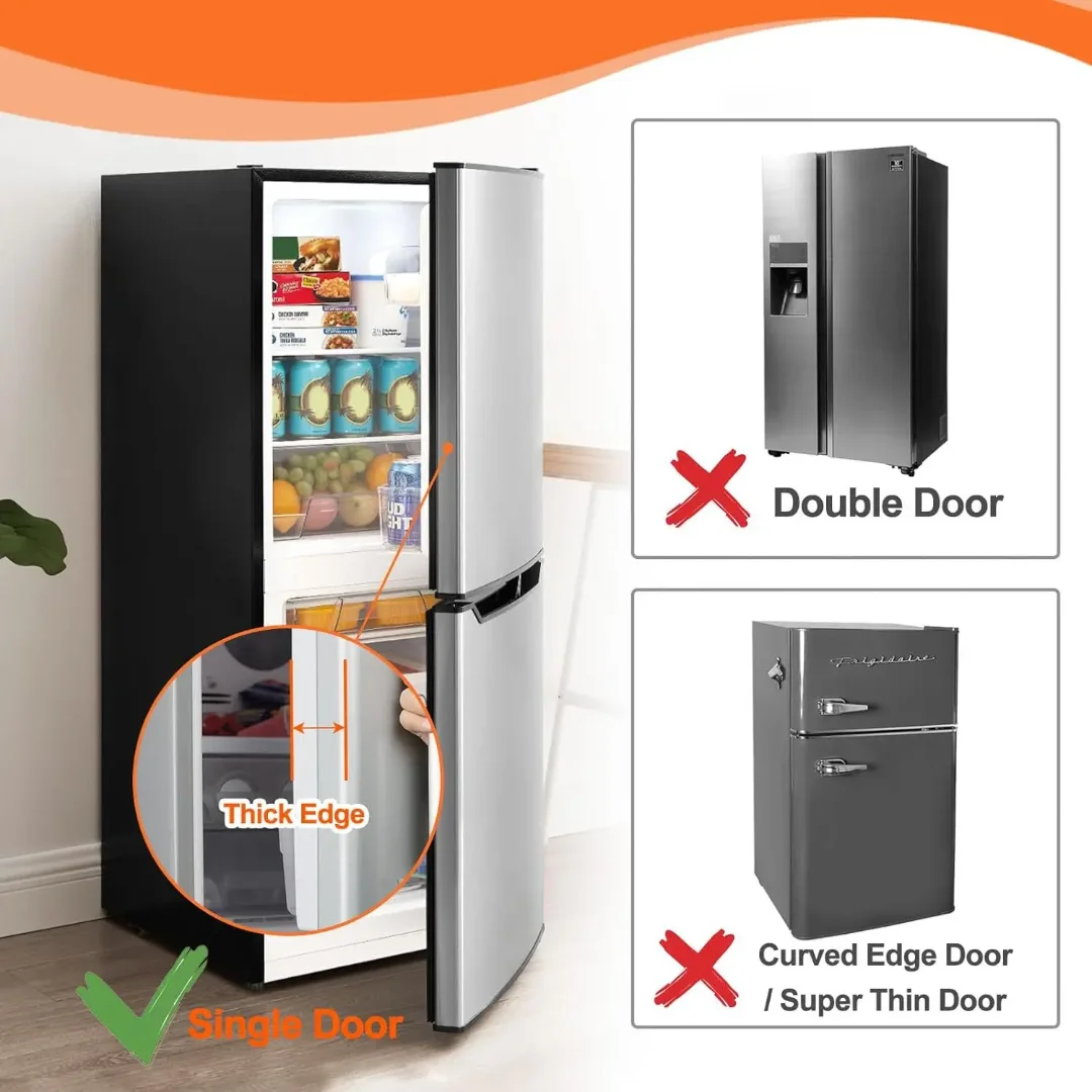 🔒 Serrure de : réfrigérateur, congélateur, armoire, tiroir ou placard. de Sécurité (Sans Perçage) – Protection Facile et Efficace