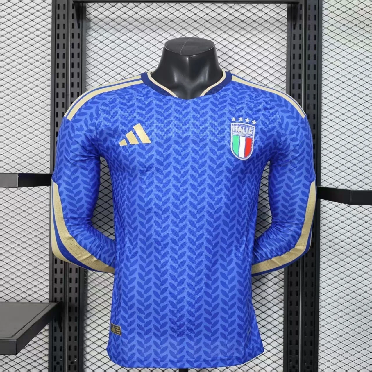 World Cup Jersey 2026 Italy Home Long Sleeves Kit Player Version Soccer T-Shirt