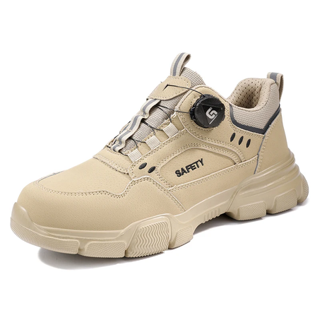 Men's High Top Safety Boot European Standard Steel  Smart Buckle
