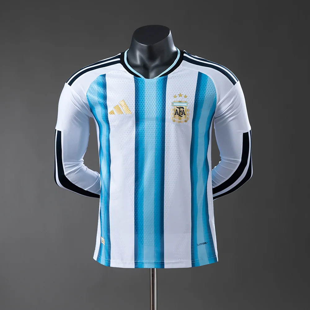Argentina 2026 Home Long-Sleeve Player Version Jersey S-4XL