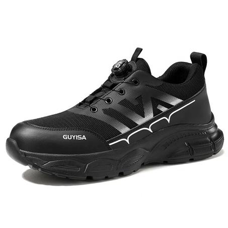 Breathable Men's Steel Toe Safety Shoes - Lightweight Work Footwear