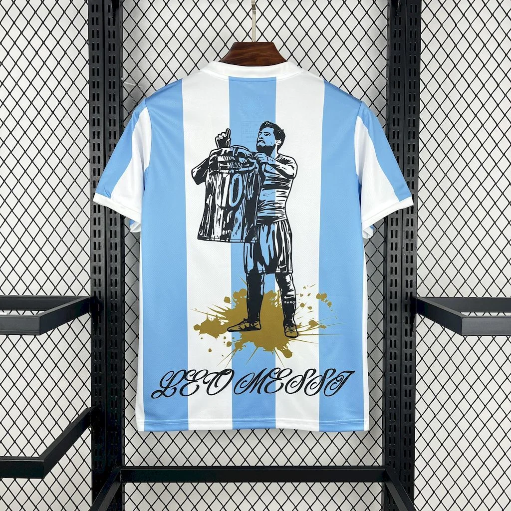 2024 Argentina Leo Messi Special Edition T-Shirt Football Apparels Soccer