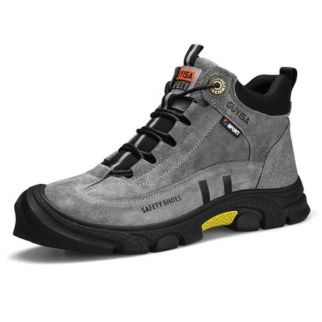 Safety boots with steel toe and anti-stab sole for all