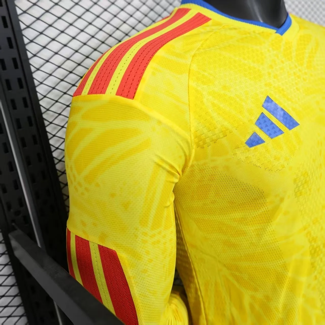 World Cup Jersey 2026 Colombia Home Long Sleeve Kit Player Version Soccer T-Shirt