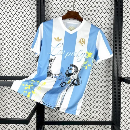 2024 Argentina Leo Messi Special Edition T-Shirt Football Apparels Soccer