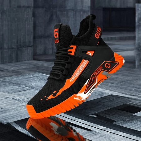 Fashion safety shoes Outdoor sports steel toe breathable work boot