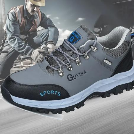 Waterproof Men's Safety Shoes – Steel Toe, Anti-Smash, Durable
