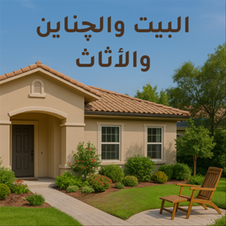 البيت والچناين والأثاث