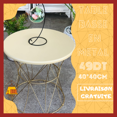 Table Basse En Metal