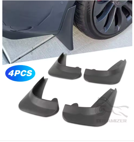 Un ensemble de garde-boue de voiture haut de gamme