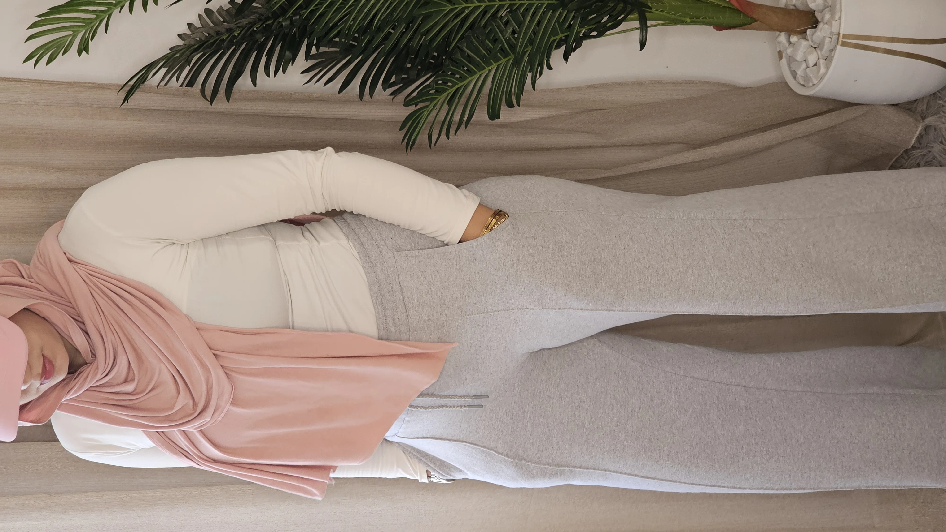 Pantalon Sport Chic Gris