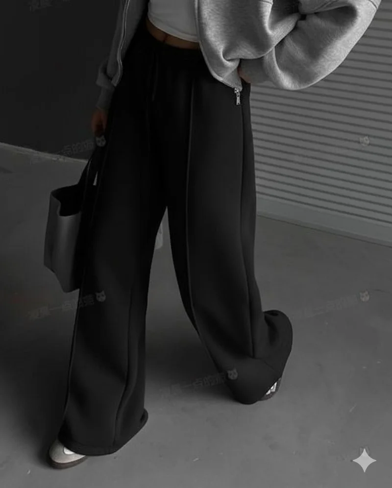 Pantalon Sport Chic Noir