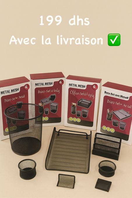 enemble de bureau 7 pcs